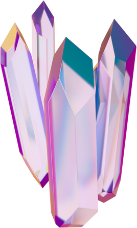 Abstract 3D Crystal Element